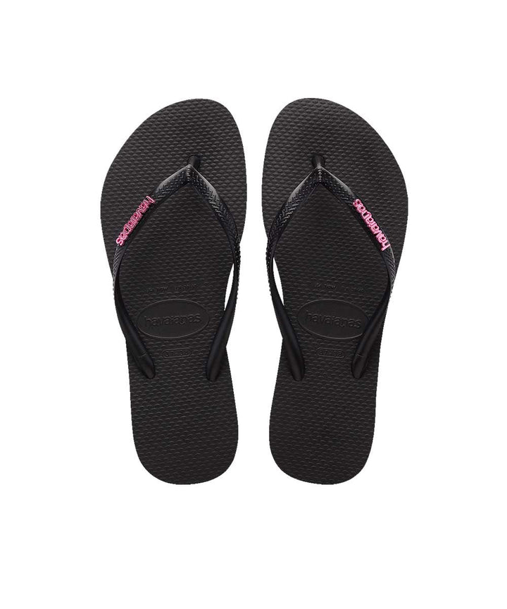 Havaianas Women's Slim Metal Logo Thongs – view 2