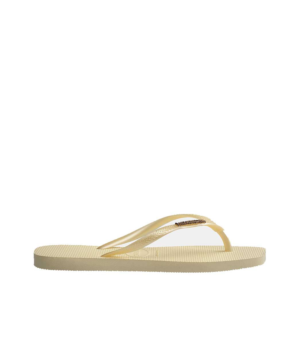 Havaianas Women's Slim Square Metalic Logo Thongs – view 4