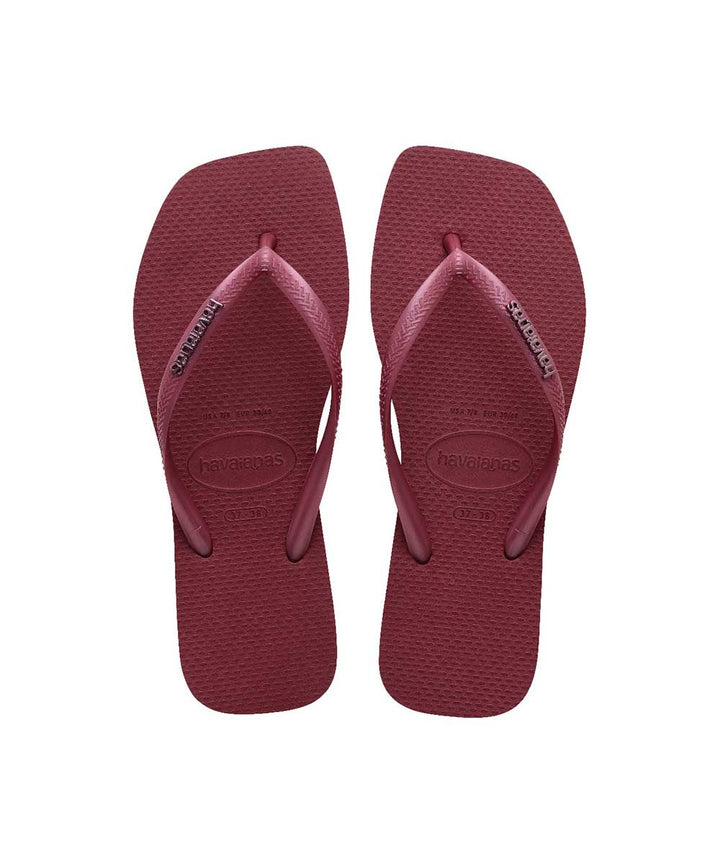 Havaianas Women's Slim Square Metalic Logo Thongs – view 5