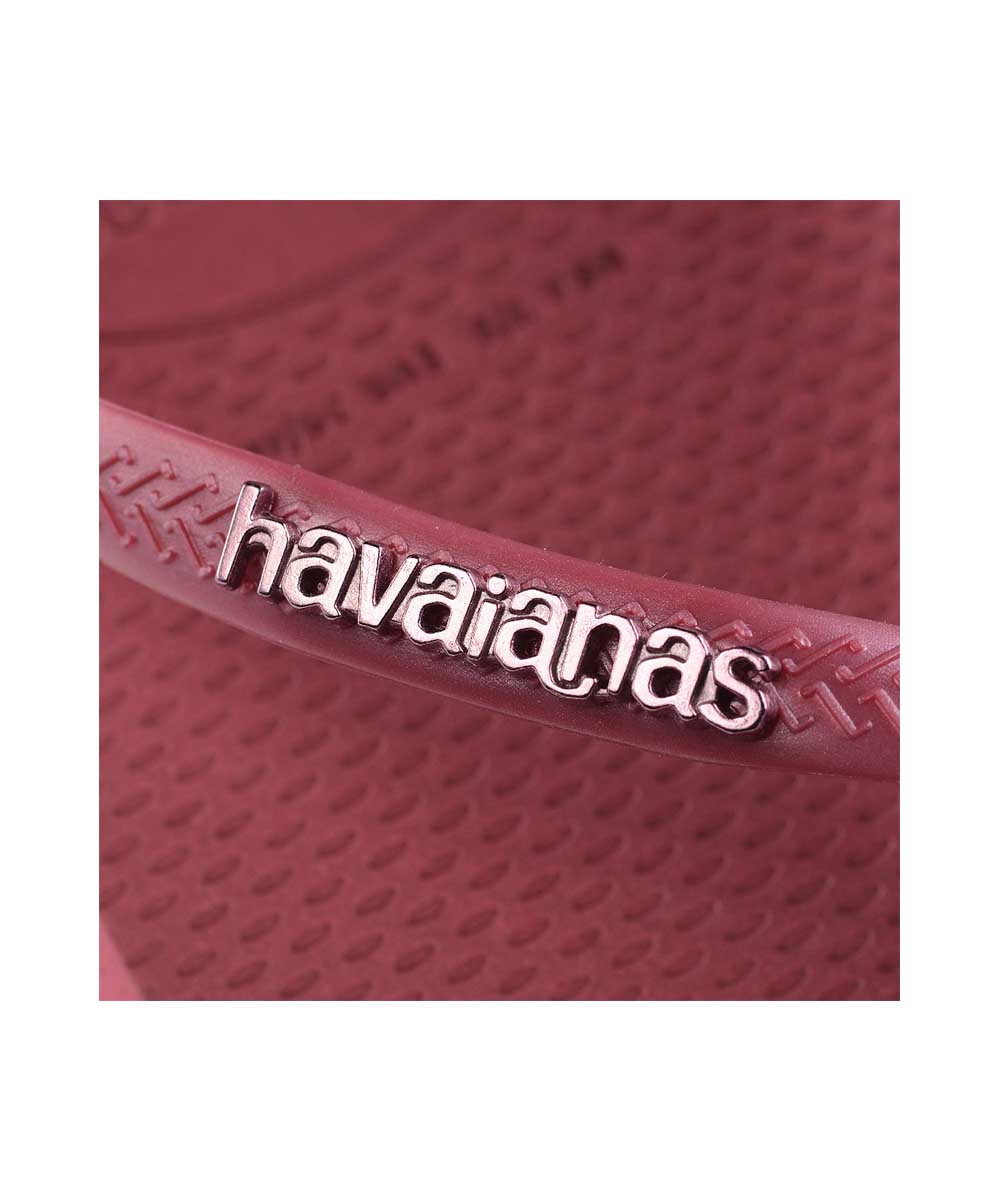Havaianas Women's Slim Square Metalic Logo Thongs – view 8